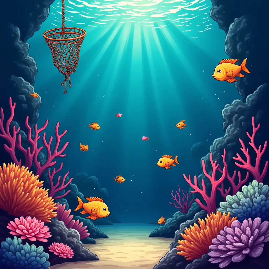 satsport247 arcade fishing underwater scene